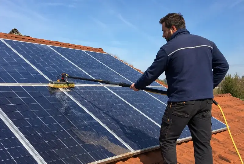 Nettoyage et entretien de panneaux solaires à Port-de-Lanne