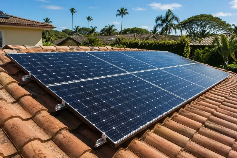 Installation de panneaux solaires à Port-de-Lanne
